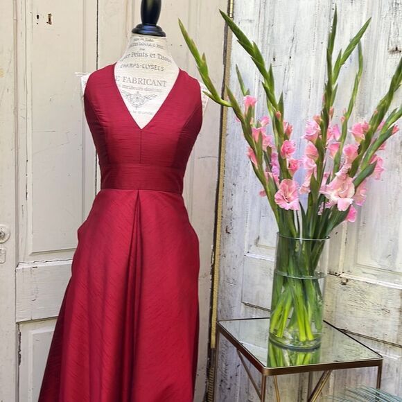ALFRED SUNG FLOOR LENGTH PROM DRESS, Size - Picture 1 of 10